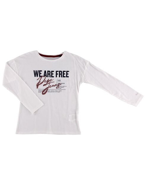 T-Shirt en Coton We Are Free blanc